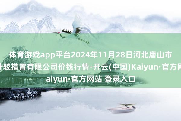 体育游戏app平台2024年11月28日河北唐山市荷花坑阛阓计较措置有限公司价钱行情-开云(中国)Kaiyun·官方网站 登录入口